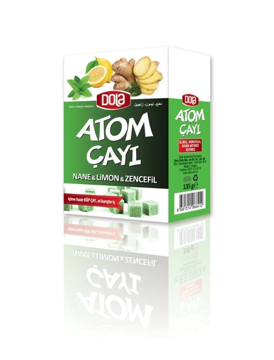 Atom Çayı 4'lü Paket Kış Çayı-nane Limon-ıhlamur ve Nar Çayı