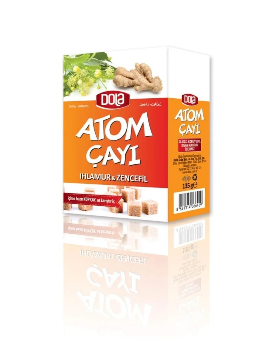 Atom Çayı 4'lü Paket Kış Çayı-nane Limon-ıhlamur ve Nar Çayı