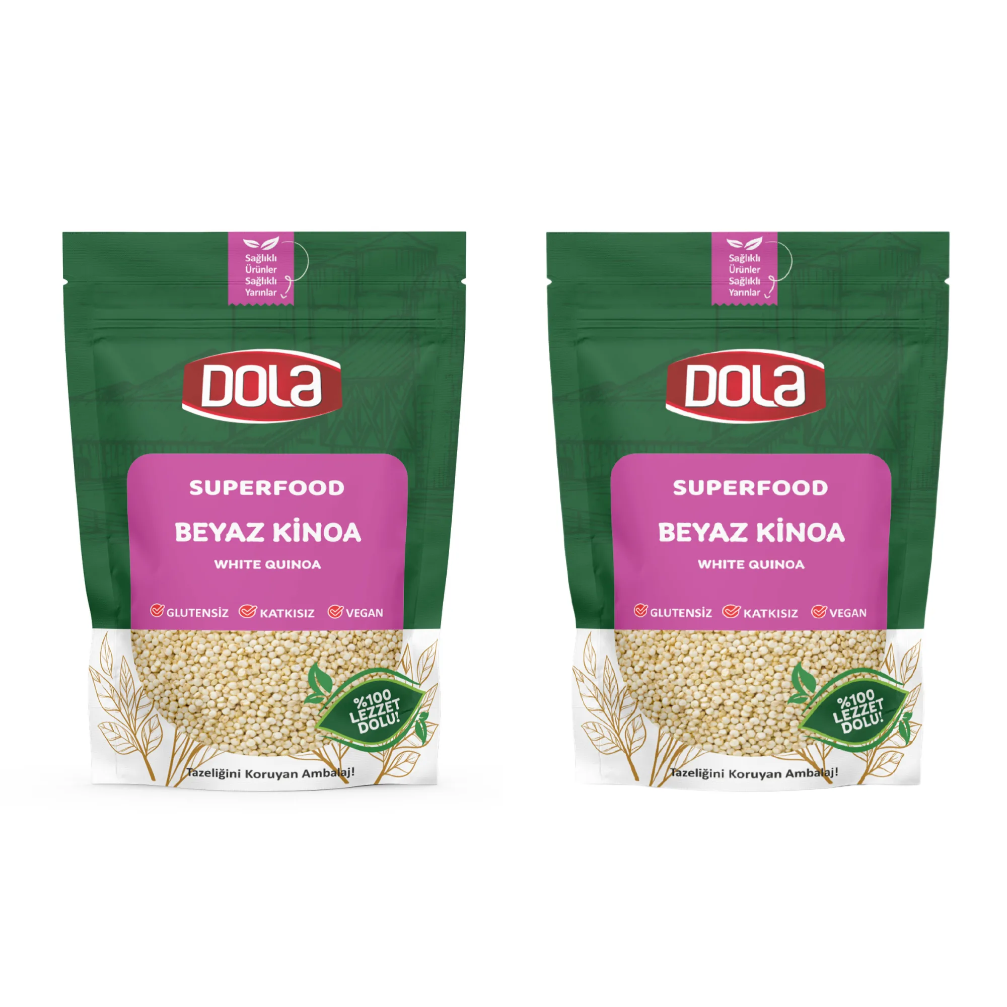 Dola Beyaz Kinoa 400 gr 2 Adet Glutensiz