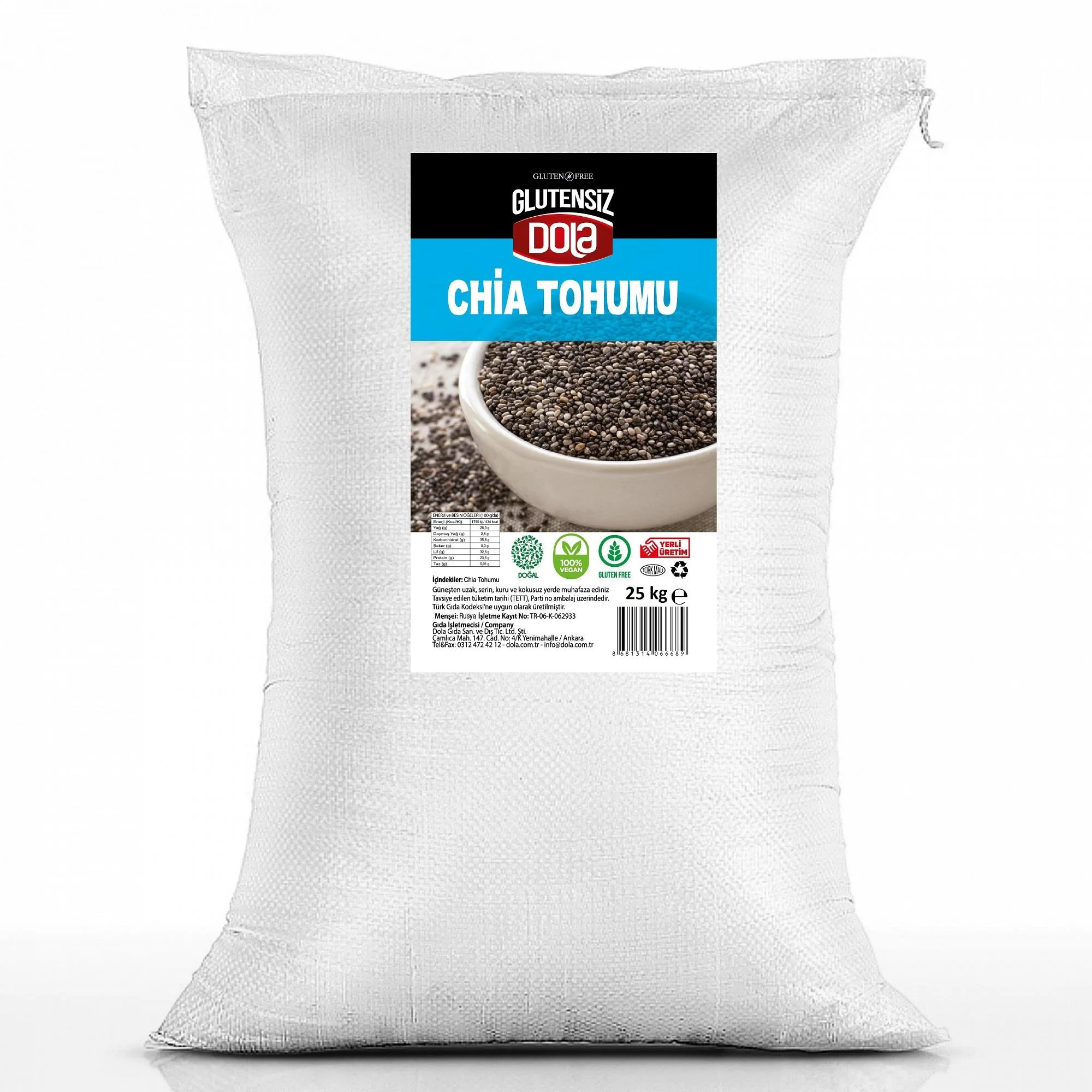 Dola Chia Tohumu 25 kg