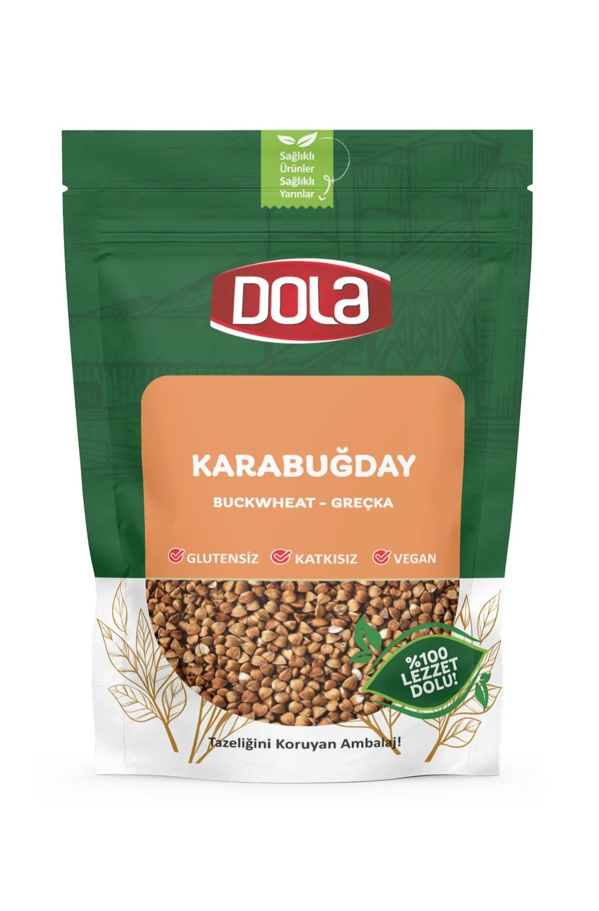 Dola Glutensiz Karabuğday Tane 400 g Kavrulmuş Greçka