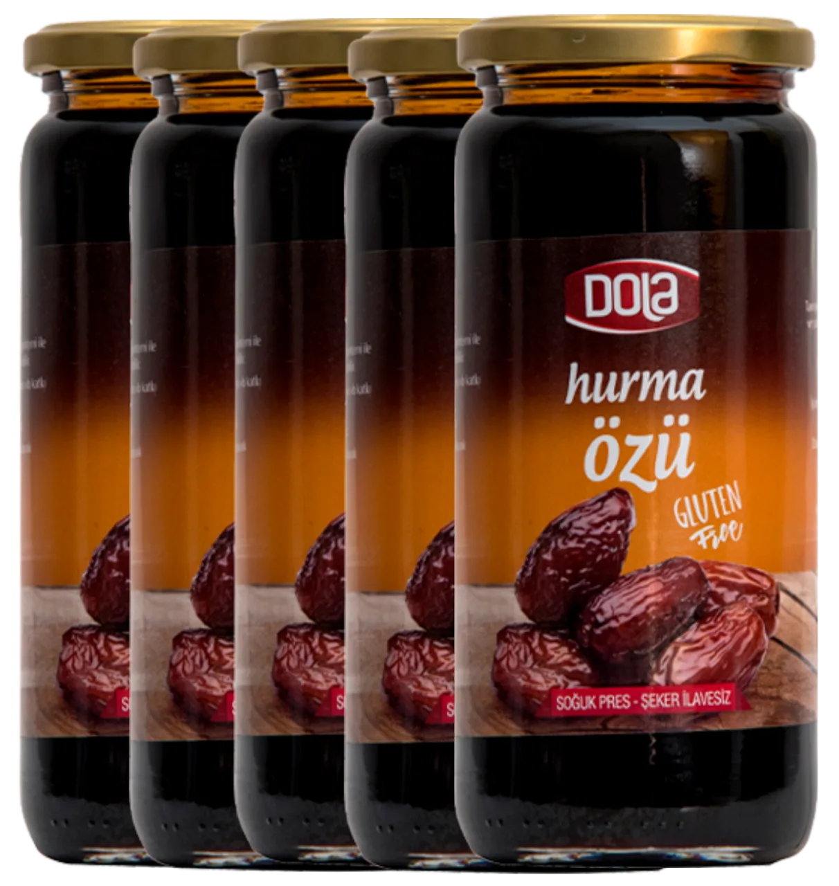 Dola Hurma Özü 640 g 5 Adet Glutensiz, Soğuk Pres, Şeker İlavesiz