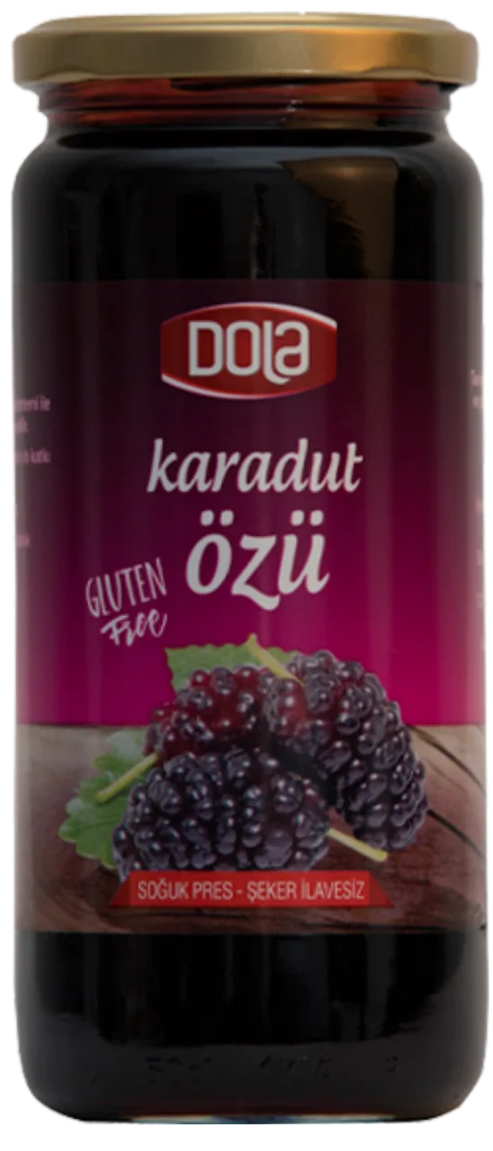 Dola Karadut Özü 640 g Glutensiz, Soğuk Pres, Şeker İlavesiz