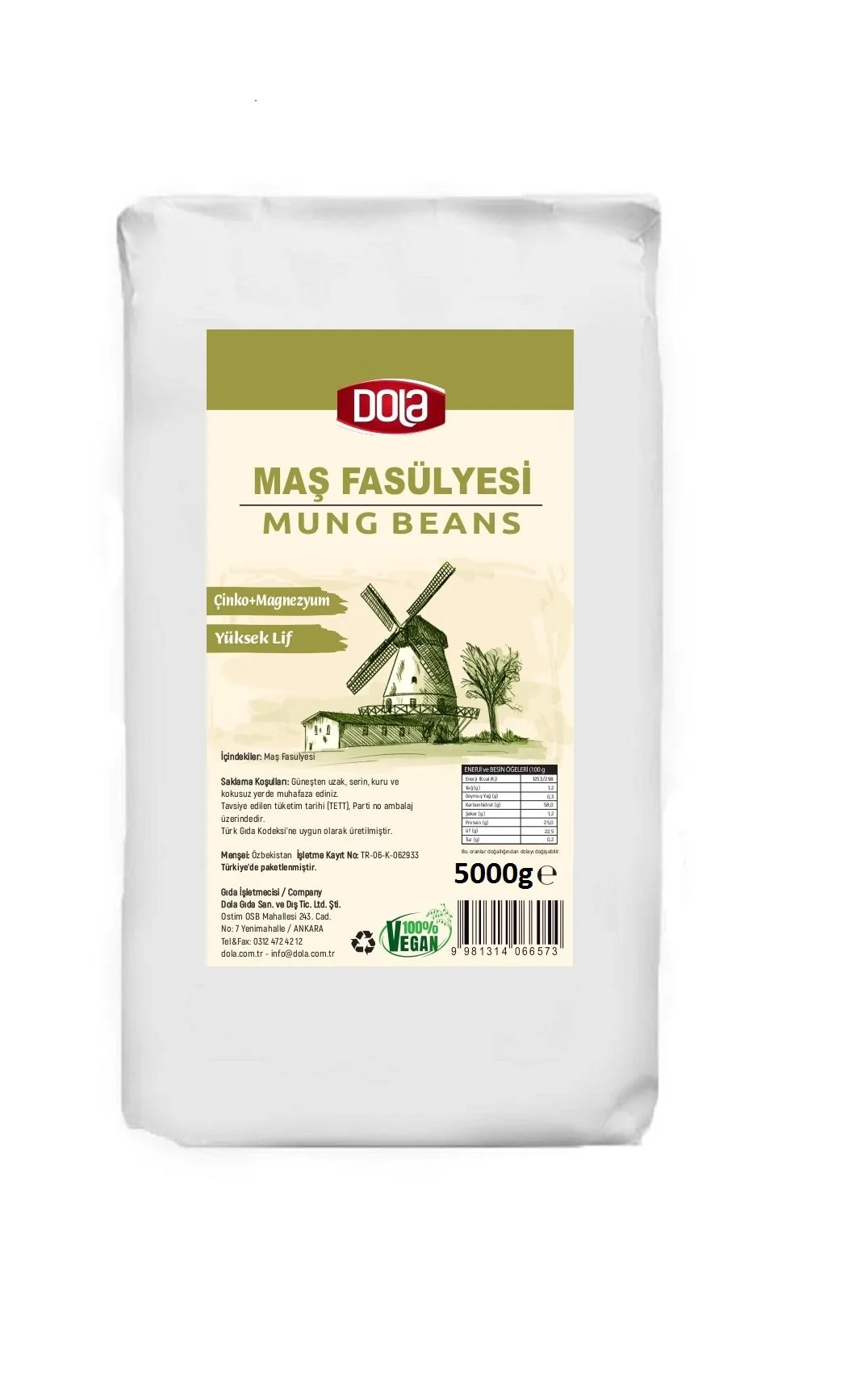 Dola Maş Fasulyesi 5 kg